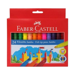 Faber-Castell Felt Tip Jumbo (Caja 24 Und.)