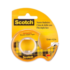 Scotch Tape Doble Cara 12 mm x 6,3 m