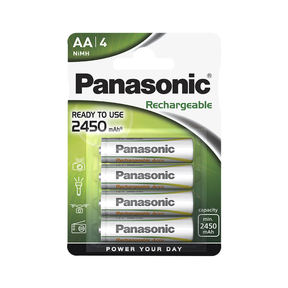 Panasonic AA 2.450 mAh Recargable (4 Und.)