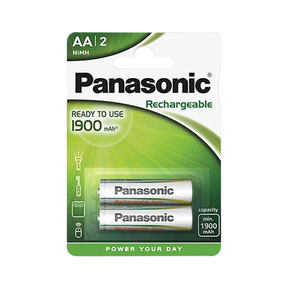 Panasonic AA 1.900 mAh Recargable (2 Und.)