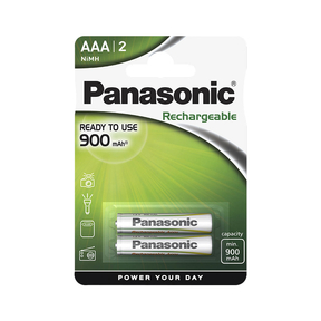 Panasonic AAA 900 mAh Recargable (2 Und.)