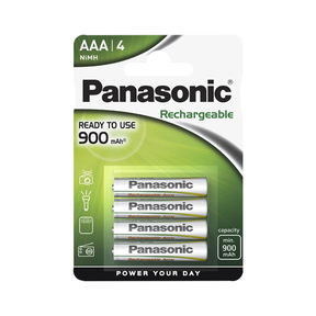Panasonic AAA 900 mAh Recargable (4 Und.)