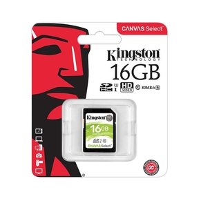 Kingston SDHC Canvas Select - 16GB