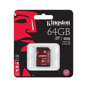 Kingston SDXC - 64GB U3