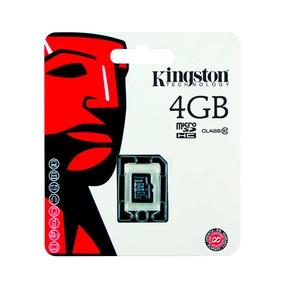 Kingston microSDHC - 4GB C10