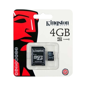 Kingston microSDHC (With Adapter) - 4GB C4