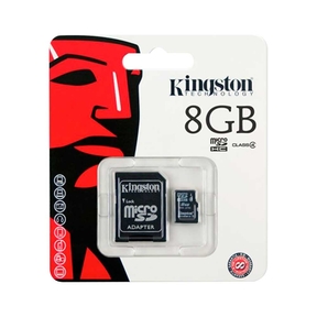 Kingston microSDHC (With Adapter) - 8GB C4