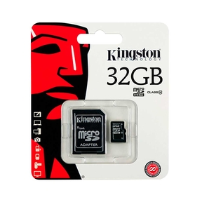 Kingston microSDHC (With Adapter) - 32GB C10