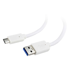 Cable USB 3.0 a Tipo C Blanco - 3 m