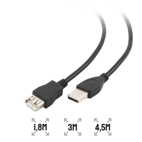 Alargador USB A 2.0