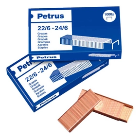 Petrus Grapas Cobre 22/6 - 24/6 (1.000 grapas)