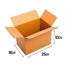 Caja de Cartón Americano (25x16x10cm) (N/P)