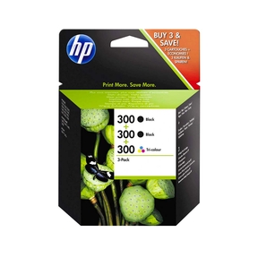 HP 300 Pack 2 Negro y 1 Color Original