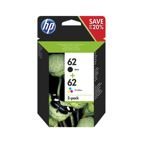 HP 62  Pack Negro/Color Original