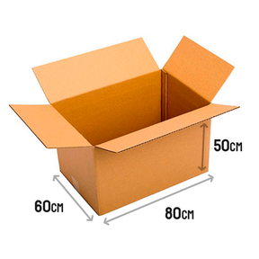 Caja de Cartón Americano Doble (80x60x50 cm) (B80)