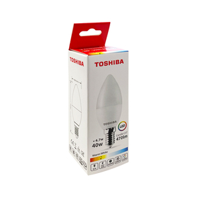 Toshiba LED Vela E14 4,7W Cálida (3000K)