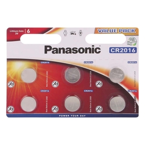 Panasonic Lithium Power CR2016 (6 Und.)