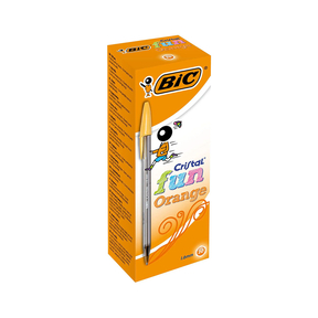 BIC Cristal Fun (Caja 20 Uds.) (Naranja)