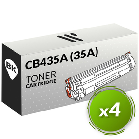 HP CB435A (35A) Pack de 4 Toners Compatible
