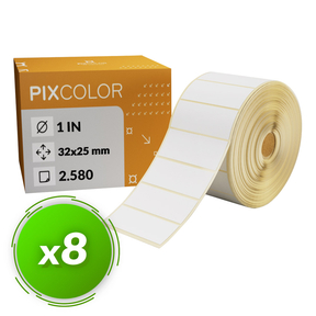 PixColor Desk Labels 32x25 Térmicas (Pack 8)_1