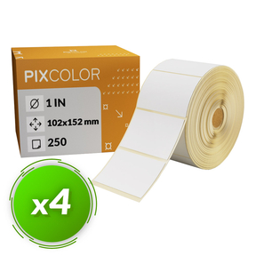 PixColor Desk Labels 102x152 Transferencia Térmica (Pack 4)_1