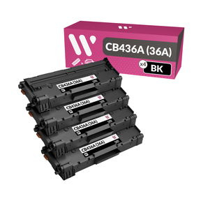HP CB436A (36A) Pack de 4 Toners Compatible