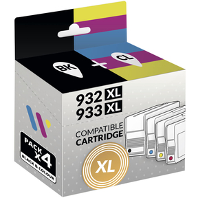 HP 932XL/933XL Pack (x4) Compatible
