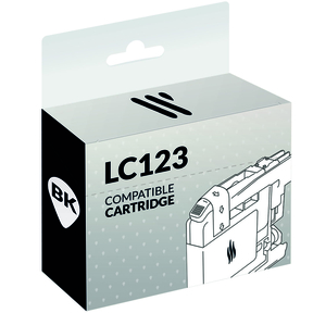 Compatible Brother LC123 Negro