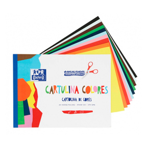 Oxford Bloc Cartulinas de Colores 170 g (10 Hojas)