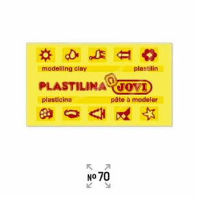 Jovi Plastilina nº 70 50 g (Amarillo Claro)