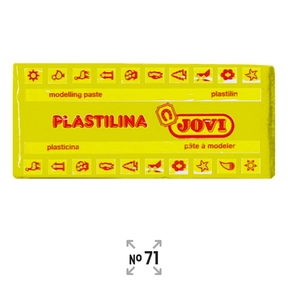 Jovi Plastilina nº 71 150 g (Amarillo Oscuro)